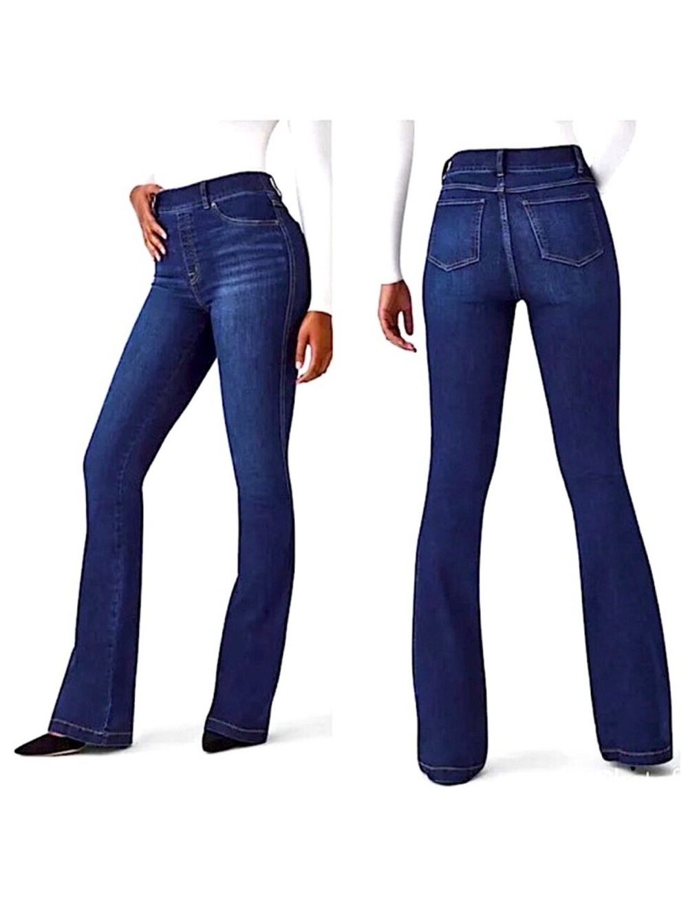 SPANX Flare Jeans Size Medium Regular Inseam Style 20327R